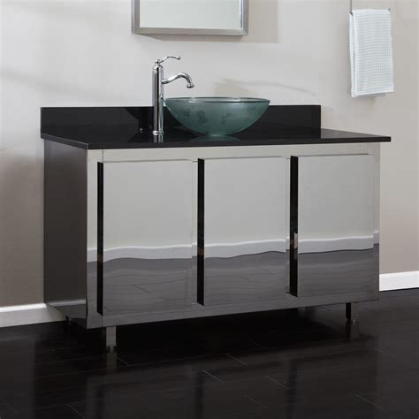 stainless steel bathroom vanity cabinet|stainless steel vanities for bathrooms.